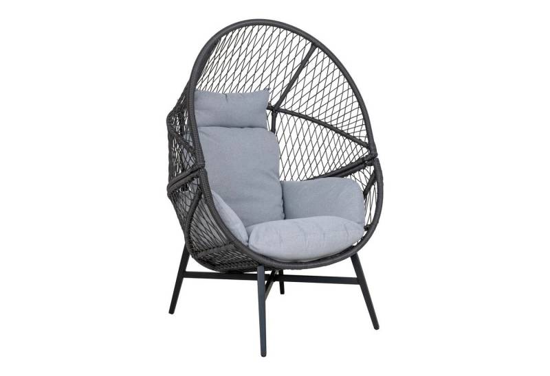 Luxusbetten24 Loungesessel Marano, aus Polyrattan inkl. Kissen von Luxusbetten24