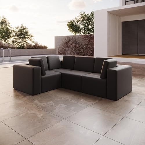 Luxusbetten24 Modulares Gartensofa Eden L Schwarz Links Luxusbetten24 Modulares Gartensofa Eden L Schwarz Links von Luxusbetten24
