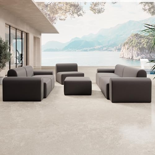 Luxusbetten24 Modulares Gartensofa Relax Set Lounge Ensemble Anthrazit Luxusbetten24 Modulares Gartensofa Relax Set Lounge Ensemble Anthrazit von Luxusbetten24