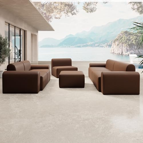 Luxusbetten24 Modulares Gartensofa Relax Set Lounge Ensemble Braun Luxusbetten24 Modulares Gartensofa Relax Set Lounge Ensemble Braun von Luxusbetten24