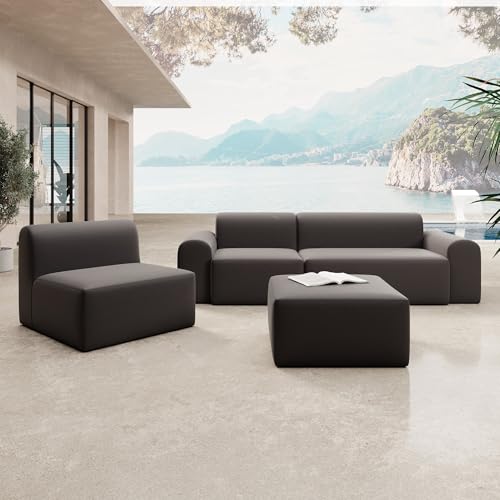 Luxusbetten24 Modulares Gartensofa Relax Set Open Anthrazit Luxusbetten24 Modulares Gartensofa Relax Set Open Anthrazit von Luxusbetten24