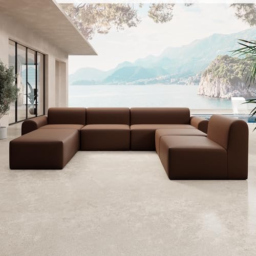 Luxusbetten24 Modulares Gartensofa Relax U Braun Luxusbetten24 Modulares Gartensofa Relax U Braun von Luxusbetten24