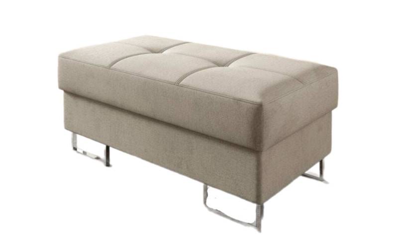 Luxusbetten24 Polsterhocker Beistellhocker Jess, mit Stauraum von Luxusbetten24