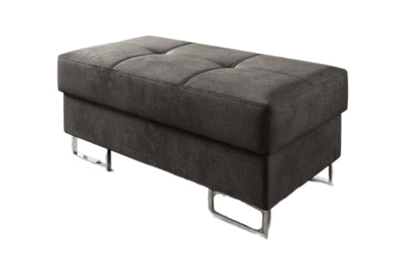 Luxusbetten24 Polsterhocker Beistellhocker Jess, mit Stauraum von Luxusbetten24