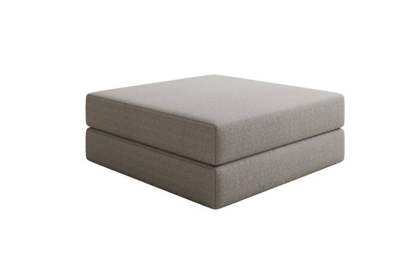 Luxusbetten24 Polsterhocker Beistellhocker Lazy, in Bouclé von Luxusbetten24