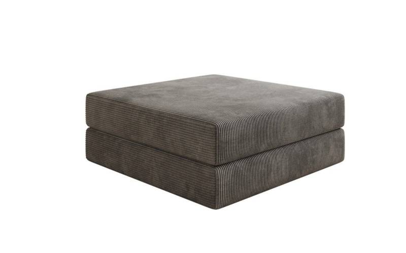 Luxusbetten24 Polsterhocker Beistellhocker Lazy, in Cord von Luxusbetten24
