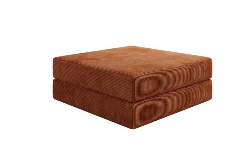 Luxusbetten24 Polsterhocker Beistellhocker Lazy, in Cord von Luxusbetten24
