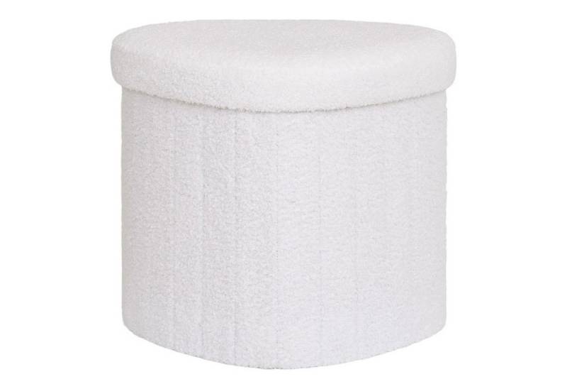 Luxusbetten24 Polsterhocker Lumino Bouclé, mit Stauraum von Luxusbetten24