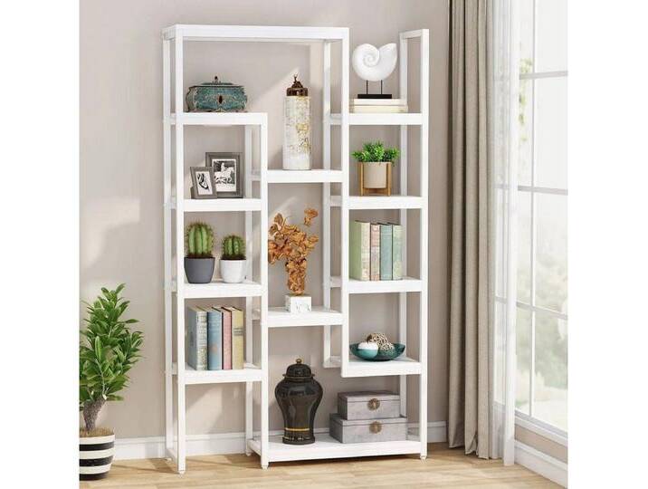 Luxusbetten24 Regal Designer Regal Medusa, weiß, Weiß, Weiß von Luxusbetten24