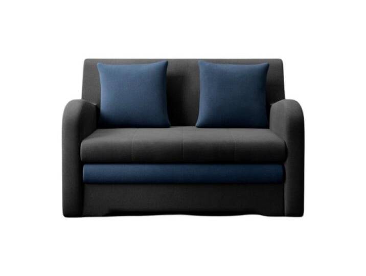 Luxusbetten24 Schlafsofa Designer Sofa Arian, mit Schlaffunktion und Stauraum, blau schwarz, Schwarz/Blau Luxusbetten24 Schlafsofa Designer Sofa Arian, mit Schlaffunktion und Stauraum, blau schwarz, Schwarz/Blau von Luxusbetten24