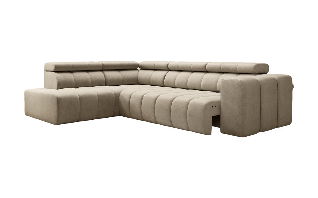 Luxusbetten24 Schlafsofa Designer Sofa Aurora, mit Schlaffunktion von Luxusbetten24