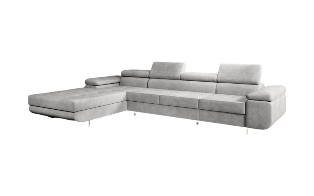 Luxusbetten24 Schlafsofa Designer Sofa Calvera Maxi, mit Stauraum und Schlaffunktion von Luxusbetten24