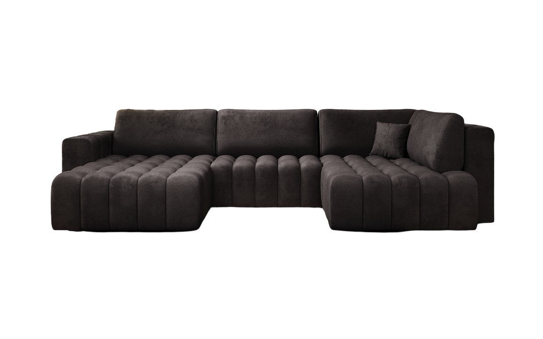 Luxusbetten24 Schlafsofa Designer Sofa Carla, mit Schlaffunktion von Luxusbetten24