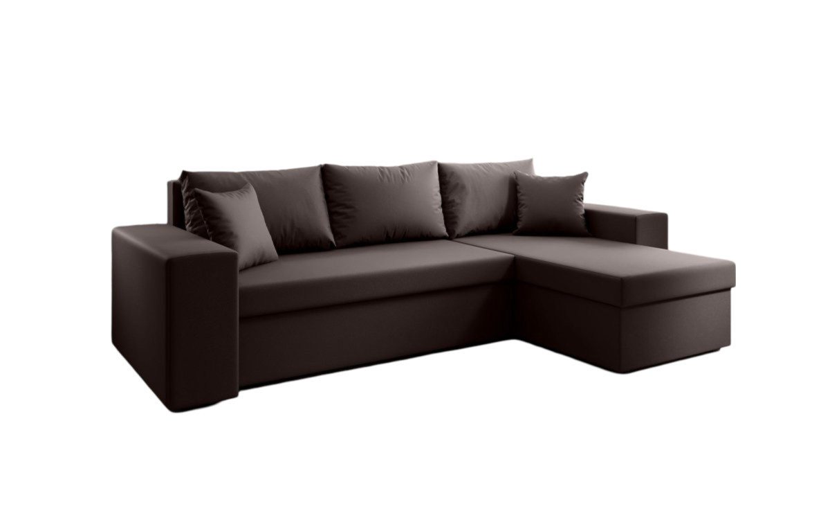 Luxusbetten24 Schlafsofa Designer Sofa Denver, mit Stauraum und Schlaffunktion von Luxusbetten24