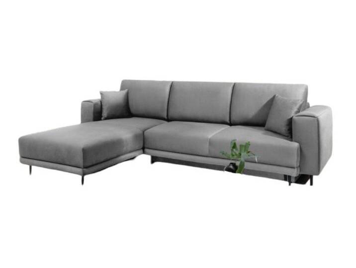 Luxusbetten24 Schlafsofa Designer Sofa Diana, mit Schlaffunktion und Stauraum, grau, Grau Luxusbetten24 Schlafsofa Designer Sofa Diana, mit Schlaffunktion und Stauraum, grau, Grau von Luxusbetten24
