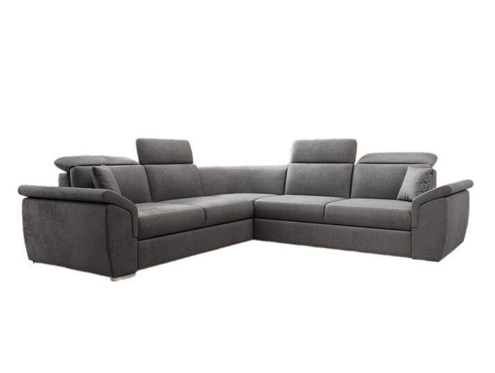 Luxusbetten24 Schlafsofa Designer Sofa Fernando, mit Schlaffunktion und Stauraum, grau, Grau Luxusbetten24 Schlafsofa Designer Sofa Fernando, mit Schlaffunktion und Stauraum, grau, Grau von Luxusbetten24