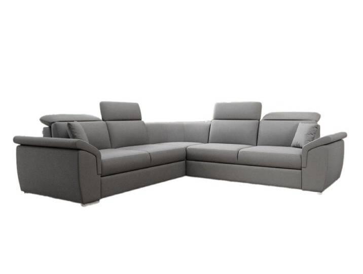 Luxusbetten24 Schlafsofa Designer Sofa Fernando, mit Schlaffunktion und Stauraum, grau, Grau Luxusbetten24 Schlafsofa Designer Sofa Fernando, mit Schlaffunktion und Stauraum, grau, Grau von Luxusbetten24