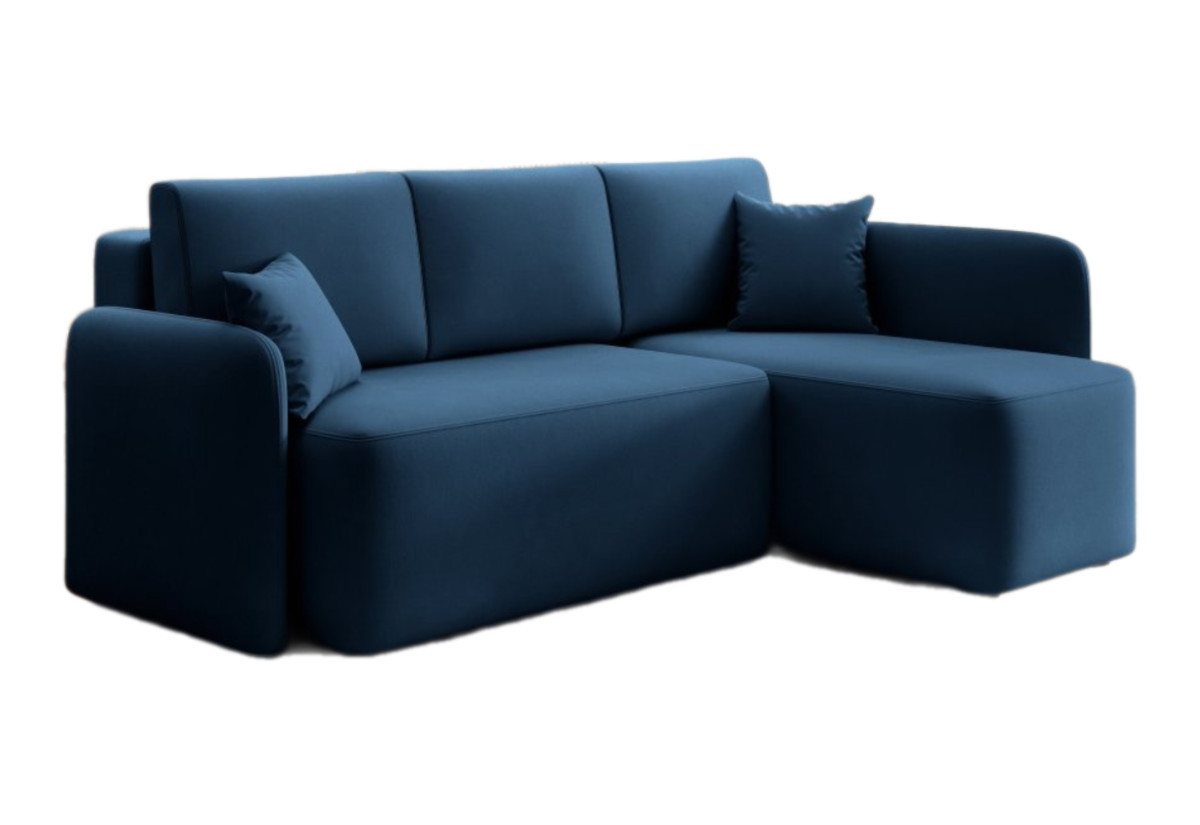 Luxusbetten24 Schlafsofa Designer Sofa Ina, mit Stauraum und Schlaffunktion von Luxusbetten24