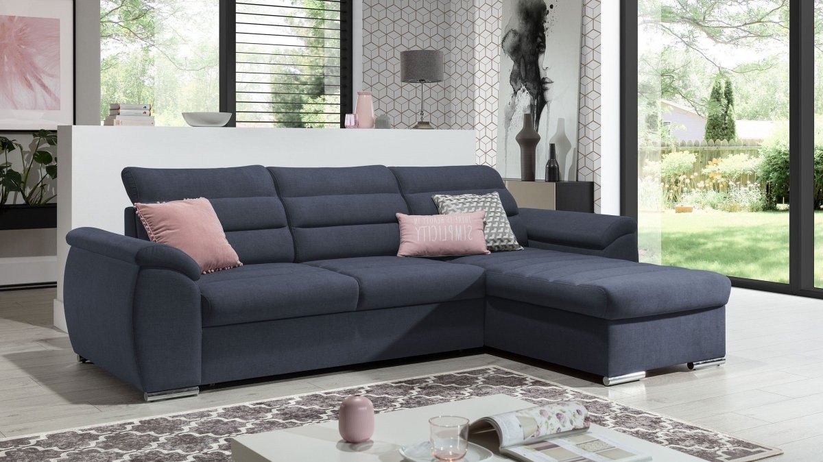 Luxusbetten24 Schlafsofa Designer Sofa Lima, mit Schlaf- und Klappfunktion von Luxusbetten24