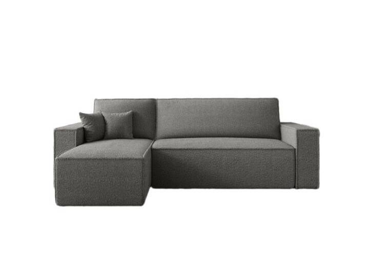 Luxusbetten24 Schlafsofa Designer Sofa Lorenzo Frottee, mit Schlaffunktion und Stauraum, grau, Grau Luxusbetten24 Schlafsofa Designer Sofa Lorenzo Frottee, mit Schlaffunktion und Stauraum, grau, Grau von Luxusbetten24