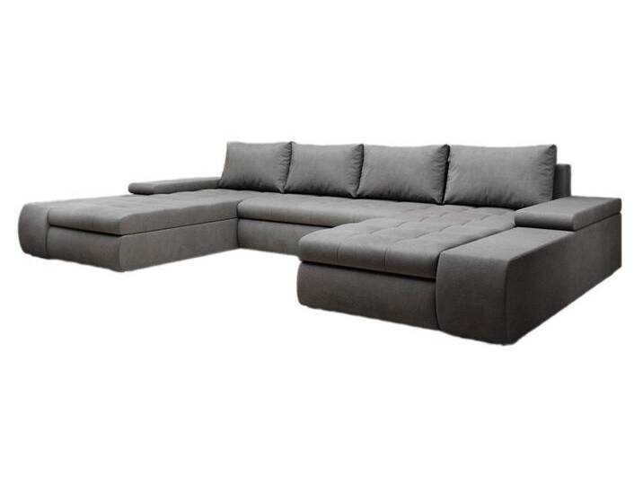 Luxusbetten24 Schlafsofa Designer Sofa Martino, mit Schlaffunktion, grau, Grau Luxusbetten24 Schlafsofa Designer Sofa Martino, mit Schlaffunktion, grau, Grau von Luxusbetten24