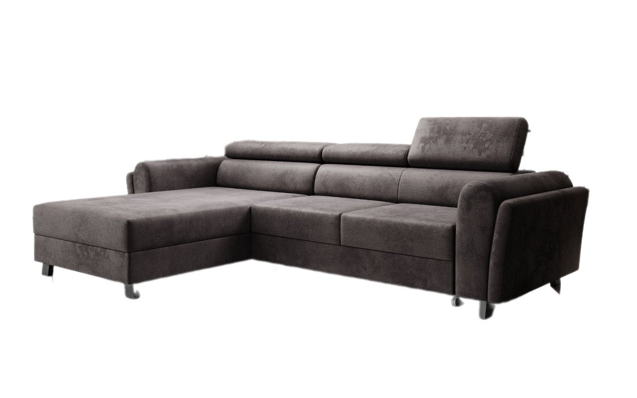 Luxusbetten24 Schlafsofa Designer Sofa Massimo, mit Stauraum und Schlaffunktion von Luxusbetten24