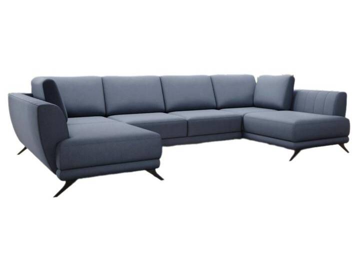Luxusbetten24 Schlafsofa Designer Sofa Nina, mit Schlaffunktion, blau, Blau Luxusbetten24 Schlafsofa Designer Sofa Nina, mit Schlaffunktion, blau, Blau von Luxusbetten24