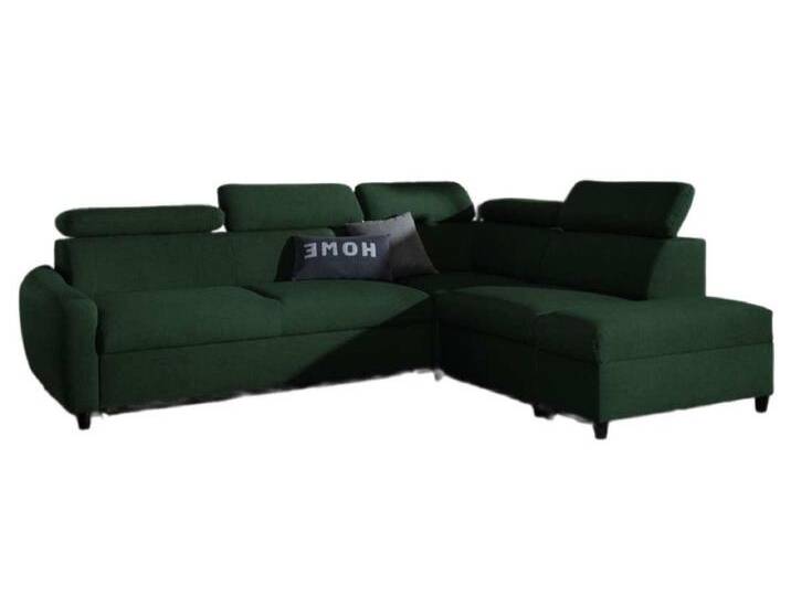Luxusbetten24 Schlafsofa Designer Sofa Noura, mit Schlaf- und Klappfunktion, grün, Grün von Luxusbetten24
