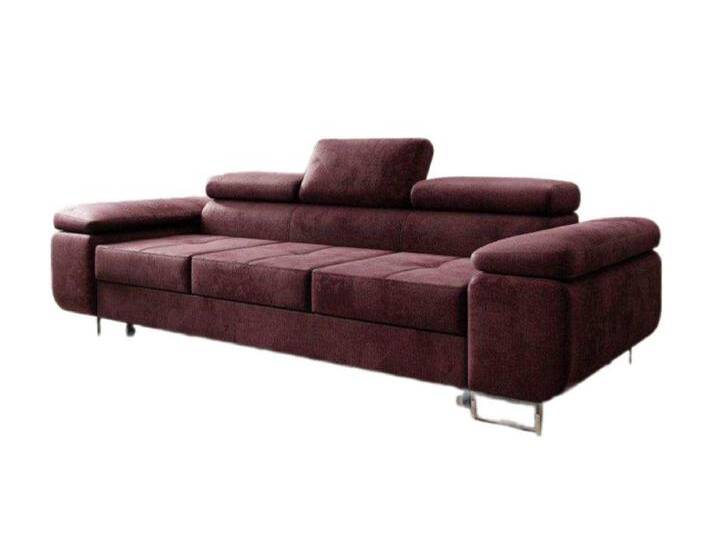Luxusbetten24 Schlafsofa Designer Sofa Siera, mit Schlaffunktion, rot, Bordeaux Luxusbetten24 Schlafsofa Designer Sofa Siera, mit Schlaffunktion, rot, Bordeaux von Luxusbetten24