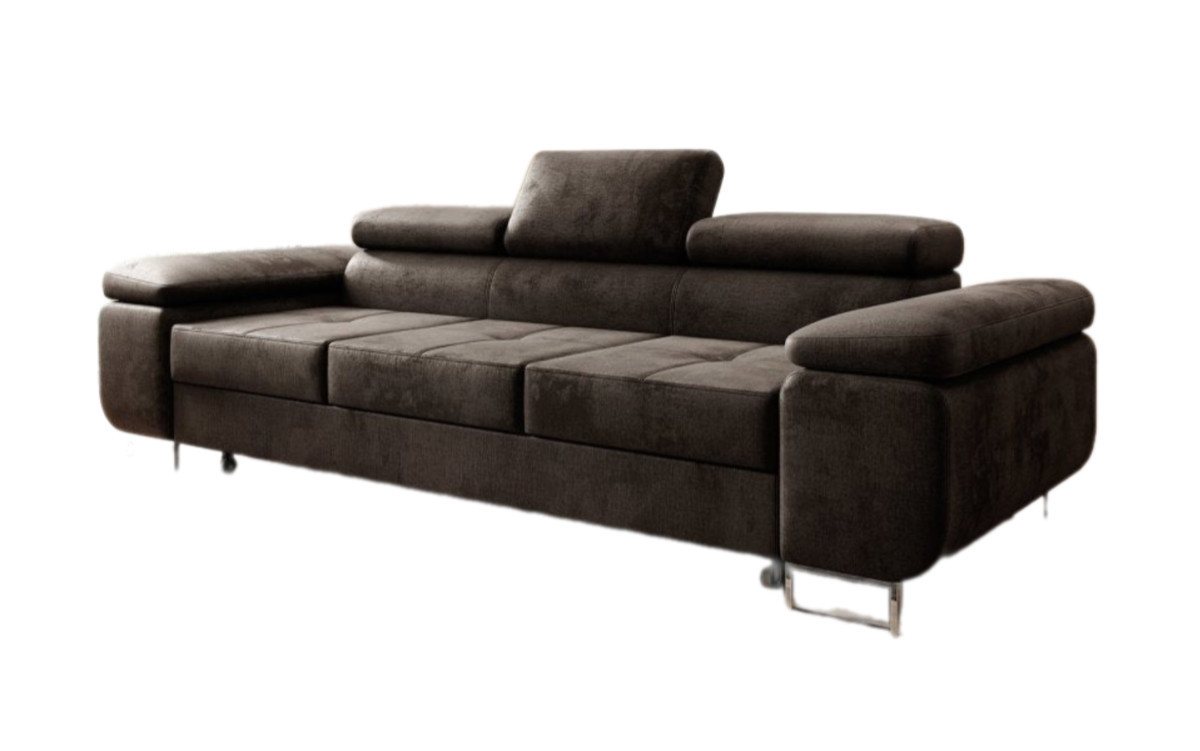 Luxusbetten24 Schlafsofa Designer Sofa Siera, mit Schlaffunktion von Luxusbetten24