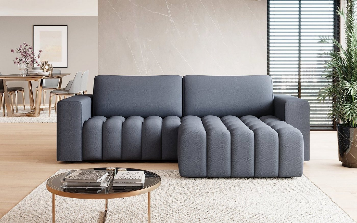 Luxusbetten24 Schlafsofa Designer Sofa Tirina von Luxusbetten24