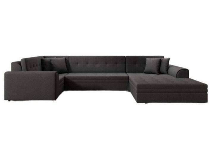 Luxusbetten24 Schlafsofa Designer Sofa Velio, mit Schlaffunktion, schwarz, Schwarz Luxusbetten24 Schlafsofa Designer Sofa Velio, mit Schlaffunktion, schwarz, Schwarz von Luxusbetten24
