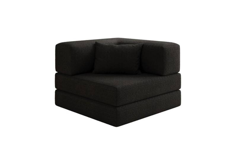 Luxusbetten24 Sessel Designer Sofa-Sessel Lazy, in Bouclé von Luxusbetten24