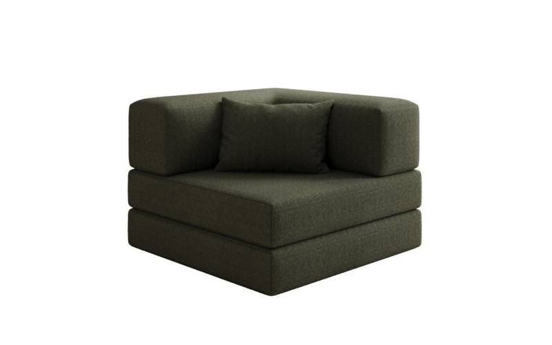 Luxusbetten24 Sessel Designer Sofa-Sessel Lazy, in Bouclé von Luxusbetten24
