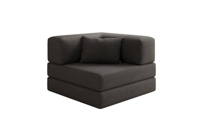 Luxusbetten24 Sessel Designer Sofa-Sessel Lazy, in Bouclé von Luxusbetten24