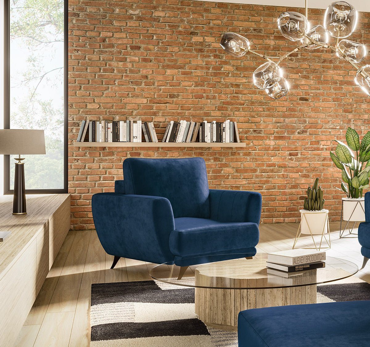 Luxusbetten24 Sessel Designer Sessel Mino, mit Wellenfederung Luxusbetten24 Sessel Designer Sessel Mino, mit Wellenfederung von Luxusbetten24