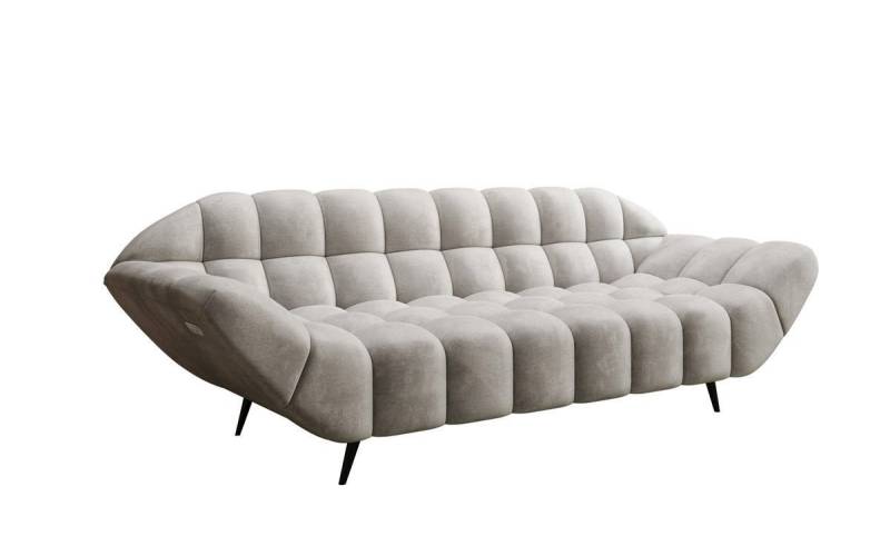 Luxusbetten24 Sofa Designer 2 Sitzer Sofa Amora, mit Samtbezug von Luxusbetten24