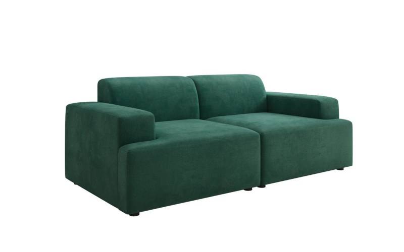 Luxusbetten24 Sofa Designer 2 Sitzer Sofa Monza, in Samt von Luxusbetten24