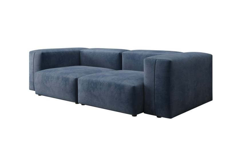 Luxusbetten24 Sofa Designer 2 Sitzer Sofa Snug, in Samt von Luxusbetten24