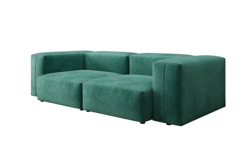 Luxusbetten24 Sofa Designer 2 Sitzer Sofa Snug, in Samt von Luxusbetten24