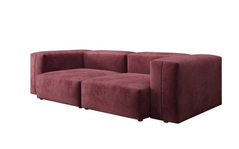 Luxusbetten24 Sofa Designer 2 Sitzer Sofa Snug, in Samt von Luxusbetten24
