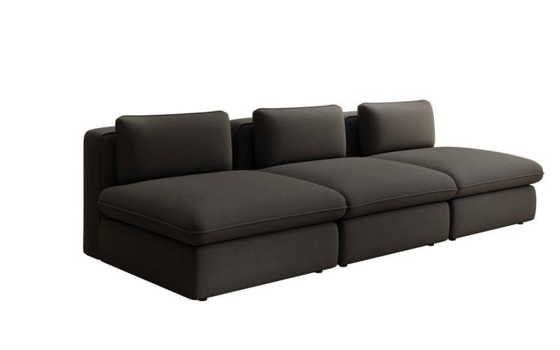 Luxusbetten24 Sofa Designer Sofa Cuddle 3 Sitzer, in Stoff von Luxusbetten24