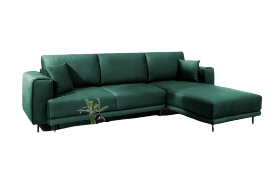 Luxusbetten24 Schlafsofa Designer Sofa Diana, mit Schlaffunktion und Stauraum von Luxusbetten24