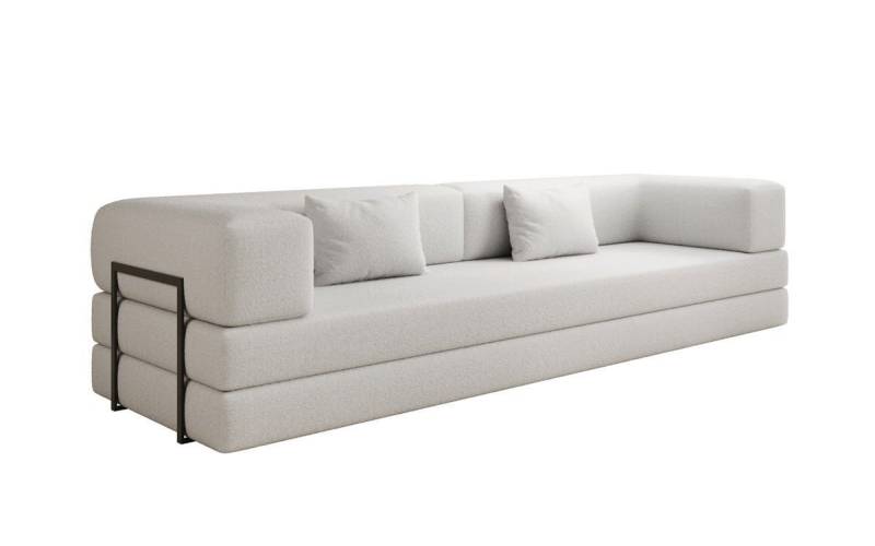 Luxusbetten24 Sofa Designer Sofa Lazy 3 Sitzer XXL, mit Liegefunktion und Bouclé-Bezug Luxusbetten24 Sofa Designer Sofa Lazy 3 Sitzer XXL, mit Liegefunktion und Bouclé-Bezug von Luxusbetten24