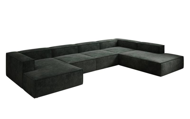 Luxusbetten24 Sofa Designer Sofa Lesley U XXL, mit Cord-Bezug Luxusbetten24 Sofa Designer Sofa Lesley U XXL, mit Cord-Bezug von Luxusbetten24