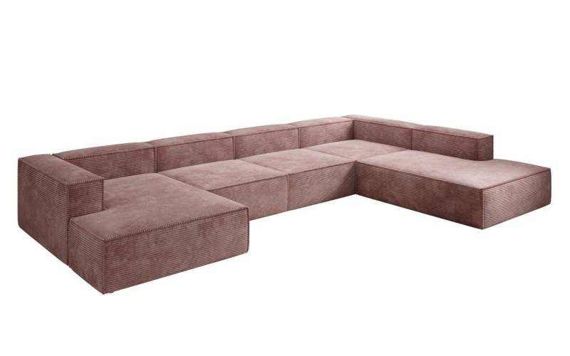 Luxusbetten24 Sofa Designer Sofa Lesley U XXL, mit Cord-Bezug Luxusbetten24 Sofa Designer Sofa Lesley U XXL, mit Cord-Bezug von Luxusbetten24