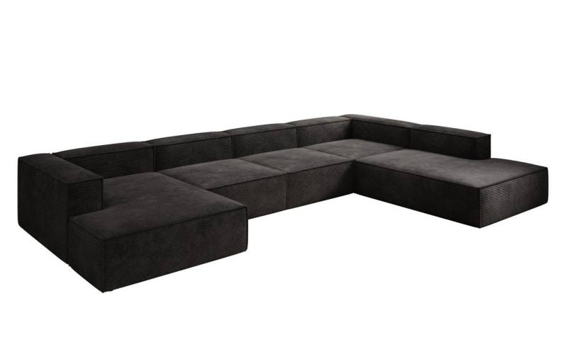 Luxusbetten24 Sofa Designer Sofa Lesley U XXL, mit Cord-Bezug Luxusbetten24 Sofa Designer Sofa Lesley U XXL, mit Cord-Bezug von Luxusbetten24