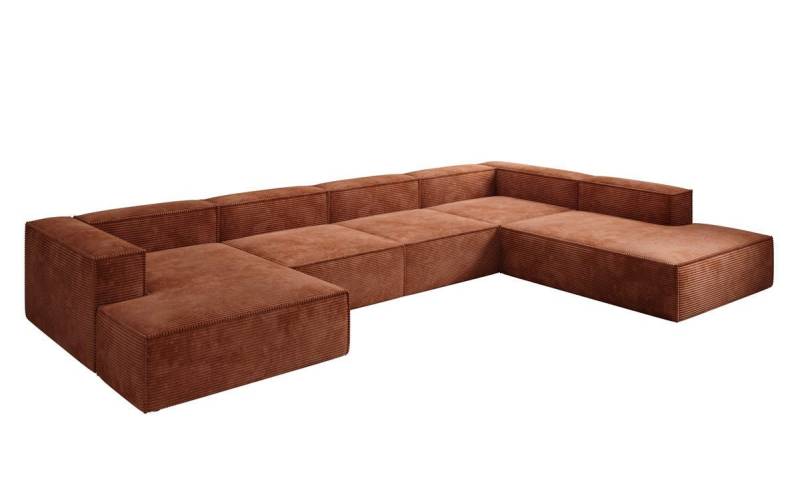 Luxusbetten24 Sofa Designer Sofa Lesley U XXL, mit Cord-Bezug Luxusbetten24 Sofa Designer Sofa Lesley U XXL, mit Cord-Bezug von Luxusbetten24