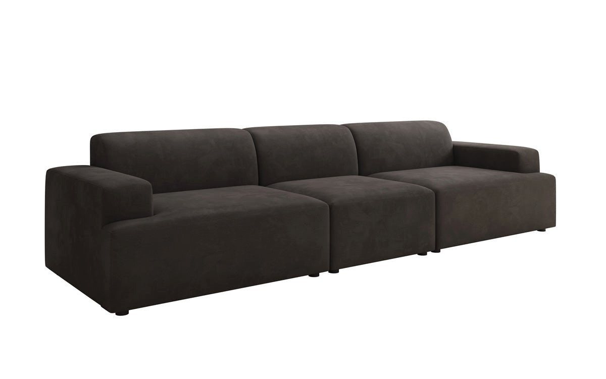 Luxusbetten24 Sofa Designer Sofa Monza 3 Sitzer XXL, in Samt Luxusbetten24 Sofa Designer Sofa Monza 3 Sitzer XXL, in Samt von Luxusbetten24