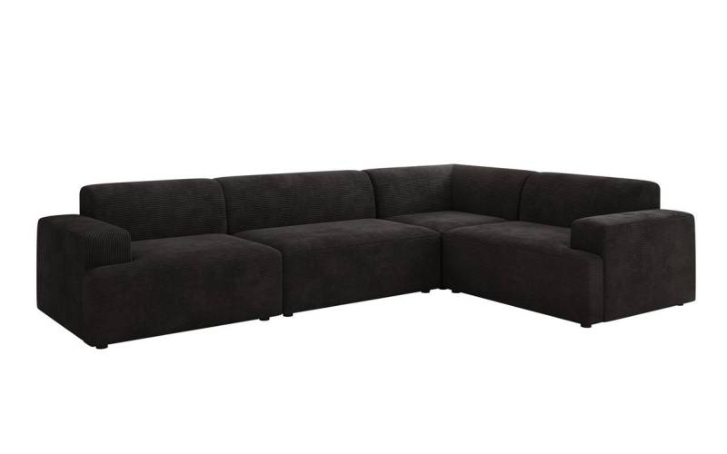 Luxusbetten24 Sofa Designer Sofa Monza Wohnlandschaft L, in Cord von Luxusbetten24